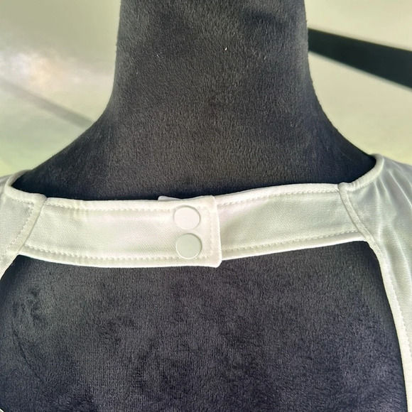 TROUVE Women’s Double Front Split SS Openback Banded Waist Dress Size Medium NWT - Picture 6 of 12